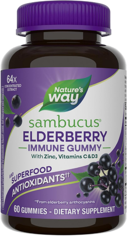 Elderberry Immune Support Gummies for Kids & Adults - 60 Count9