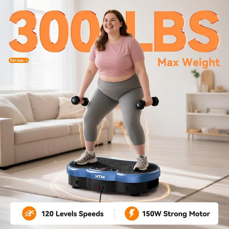 Vibration Plate Machine 300lbs 120 Speeds 9 Modes Home Fitness Workout5