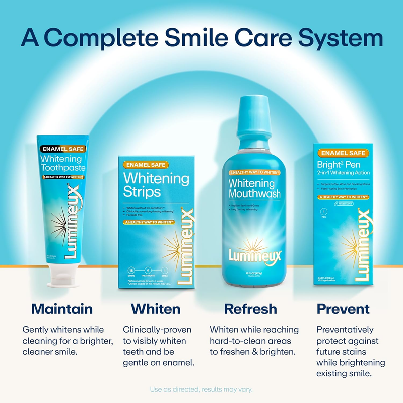 Teeth Whitening Starter Kit Peroxide Free 7 Treatments 2 Toothpaste8