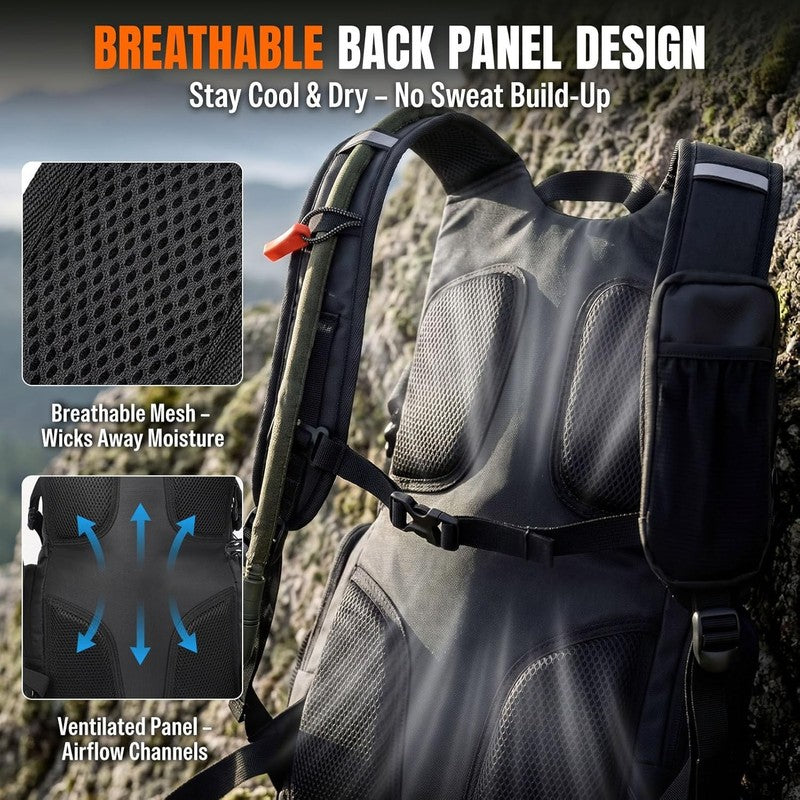 25L Hydration Backpack Hiking Water Bladder Lightweight Outdoor Cycling Running5