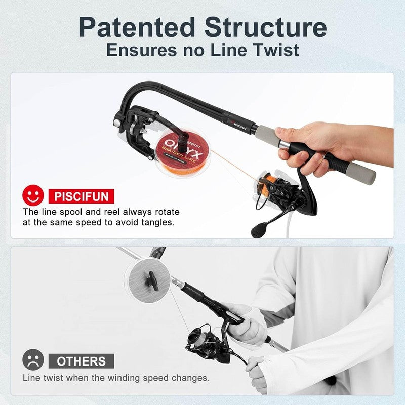 Automatic Fishing Line Winder Spooler   Easy Spooling Station System1
