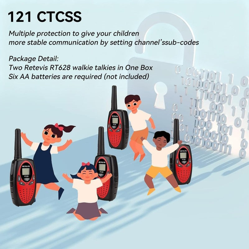 RT628 Walkie Talkies for Kids,Toys Gifts for 6-12 Years Old Boys Girls,Long Rang7