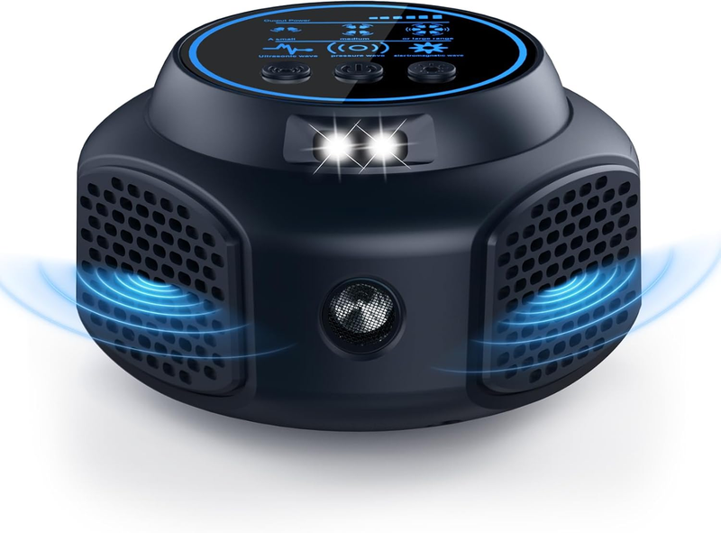 Ultrasonic Pest Repeller Plug In Mouse Rat Roach Spider Control Black9