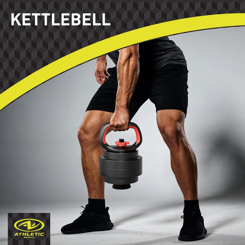 Juego De Mancuernas Ajustables 5 En 1 De 40 Lb, Ejercicios De Fitness Para Gimna5