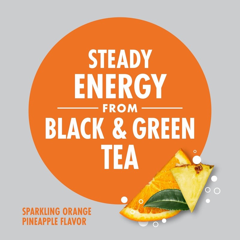 Energy Sparkling Orange Pineapple Juice Energy Drink, 11.5 Fl Oz Can (12 Pack)3