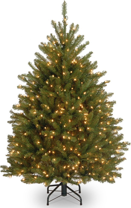 Pre-Lit Dunhill Fir Mini Christmas Tree 4Ft 200 Clear Lights Green8