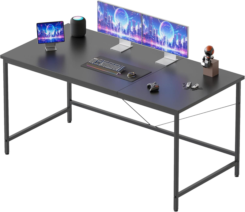 48" Gaming Computer Desk, Modern Office Study Table for Small Spaces8