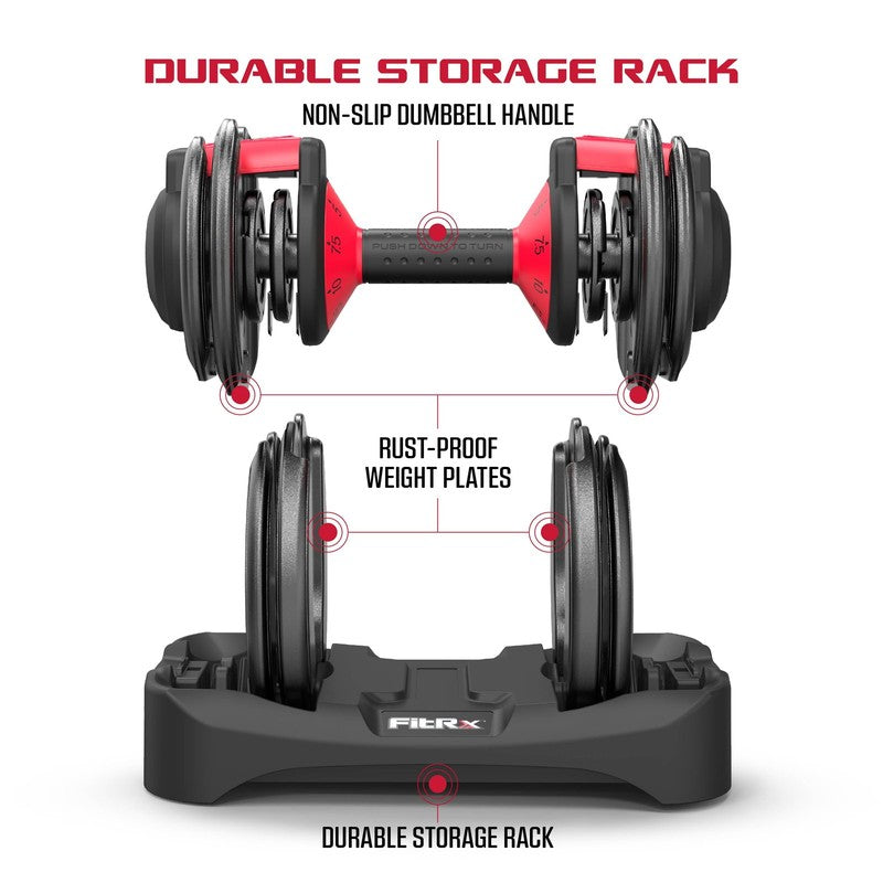 Adjustable Dumbbells, 25Lb Smartbell Dumbbell Set with 9 In 1 Quick Select Weigh6