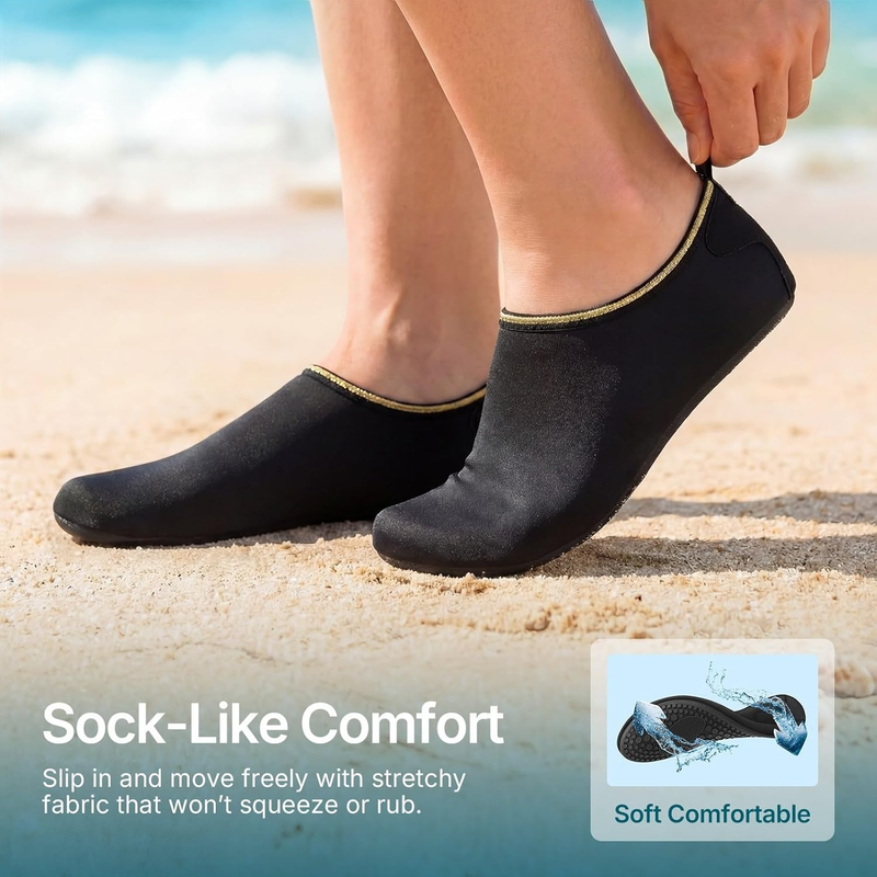 Water Shoes Quick Dry Aqua Socks Swim Barefoot Yoga Pool Hiking Camping Unisex3