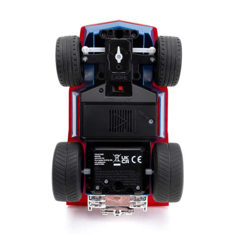 Jada Spider Man Buggy RC with Non Removable Spider Man Figure – 7", Turbo Button10