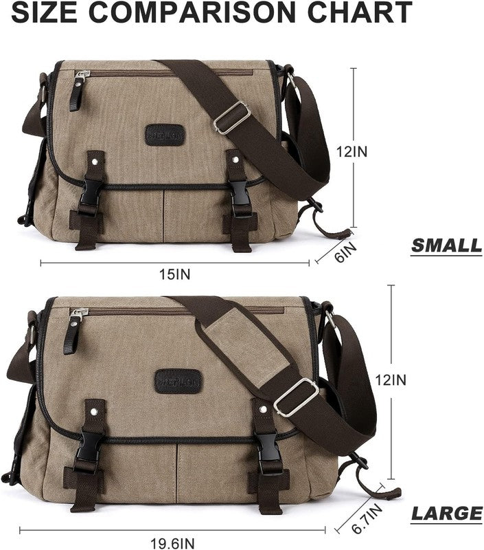 Messenger Bag Men,Waterproof Crossbody Bag,Satchel Shoulder Bag | Waterproof2
