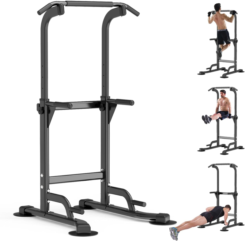 Pull Up Dip Station Home Gym Strength Training Chin Up Push Up 330LBS9