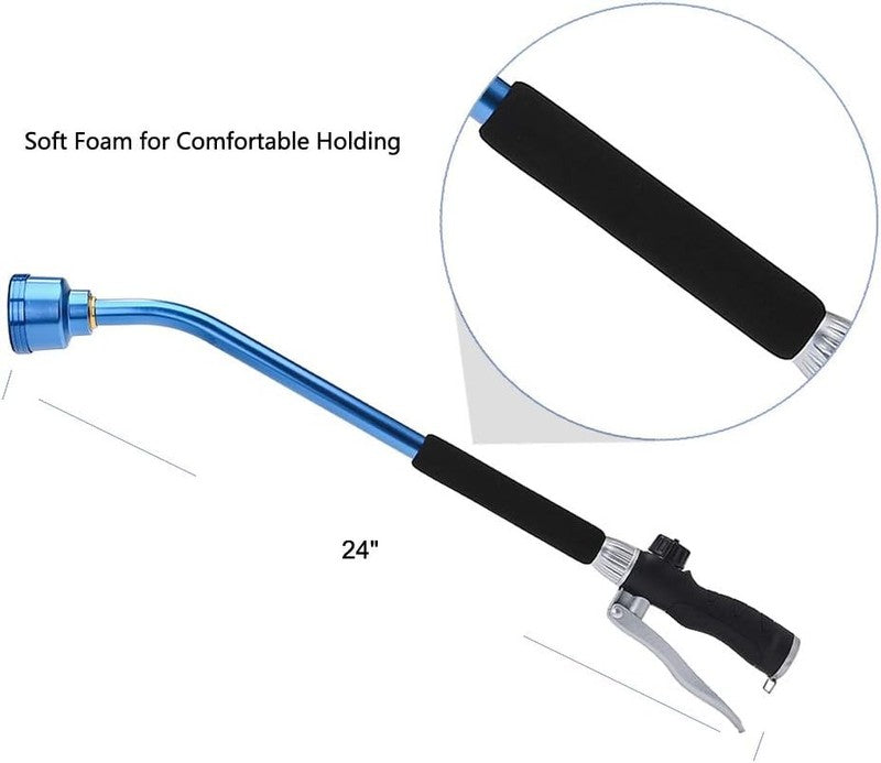 24" Watering Wand with Stainless Head - Ideal for Plants, Flowers & Gardens6