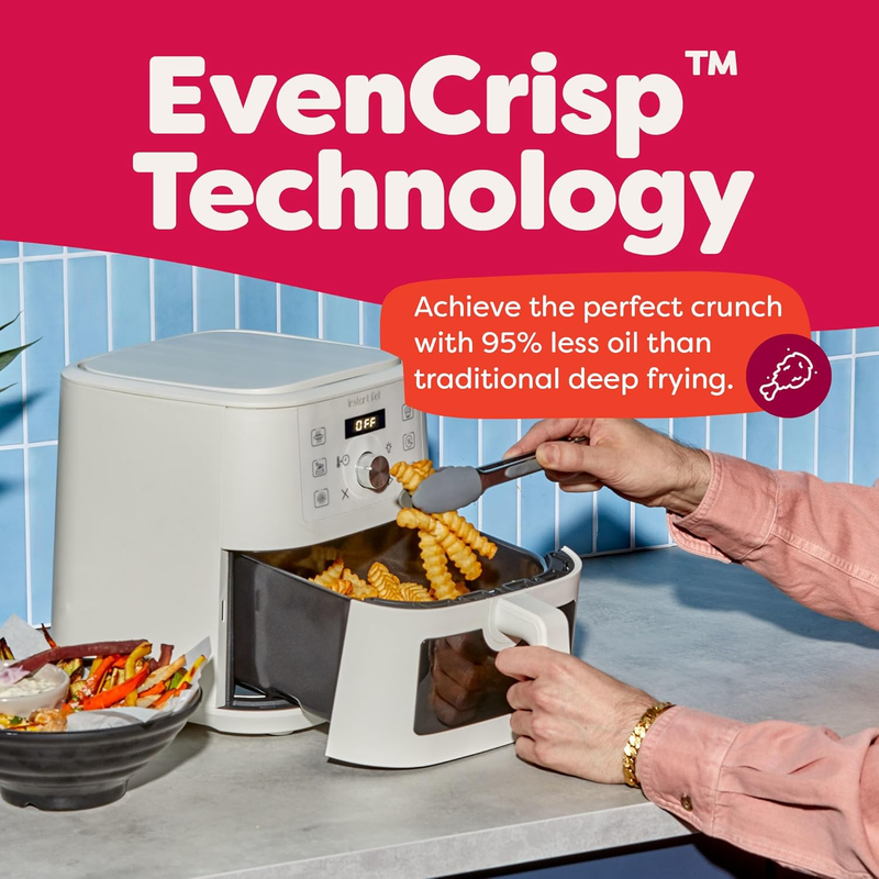 4Qt Vortex 6 in 1 Mini Air Fryer Air Fry Roast Bake Reheat Dehydrate5