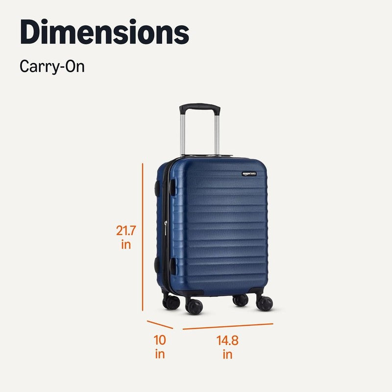 21" Hardside Carry On Luggage, Hardshell Suitcase with Wheels, Expandable for up5