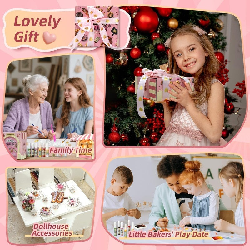 Girls Crafts Ages 8 12 Creative Craft Kits for Kids and Adults DIY Mini Bakery M5