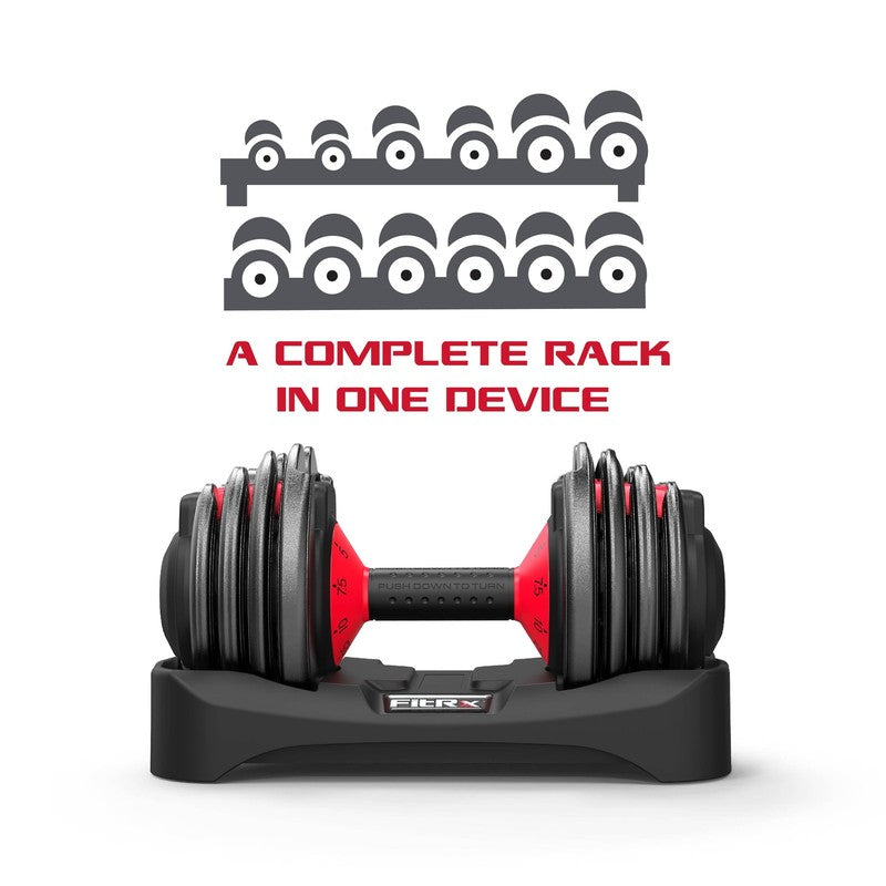 Adjustable Dumbbells, 25Lb Smartbell Dumbbell Set with 9 In 1 Quick Select Weigh10
