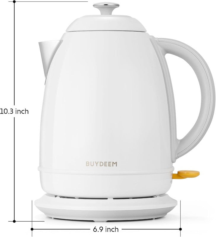 Electric Kettle 1.7L 1440W Stainless Steel Cordless Auto Shut Off Arctic White5