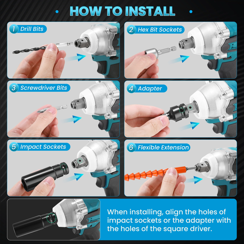 1/2in Cordless Impact Wrench 553ft lb Brushless w/ 2x 4.0Ah11