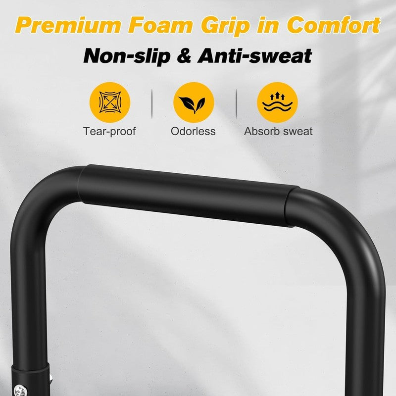 Dip Station Heavy Duty Parallette Push Up & Dip Stands Fitness Workout Bar5