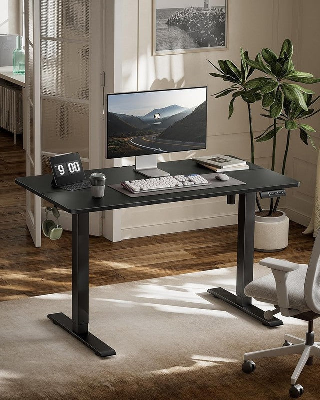 48"x24" Electric Standing Desk Adjustable Sit Stand Computer Desk Black 3 Preset1