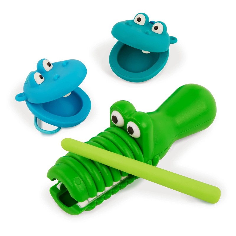Animal Jamboree Toy Drum and 4 Musical Instruments, Toddler and Preschool Toys2