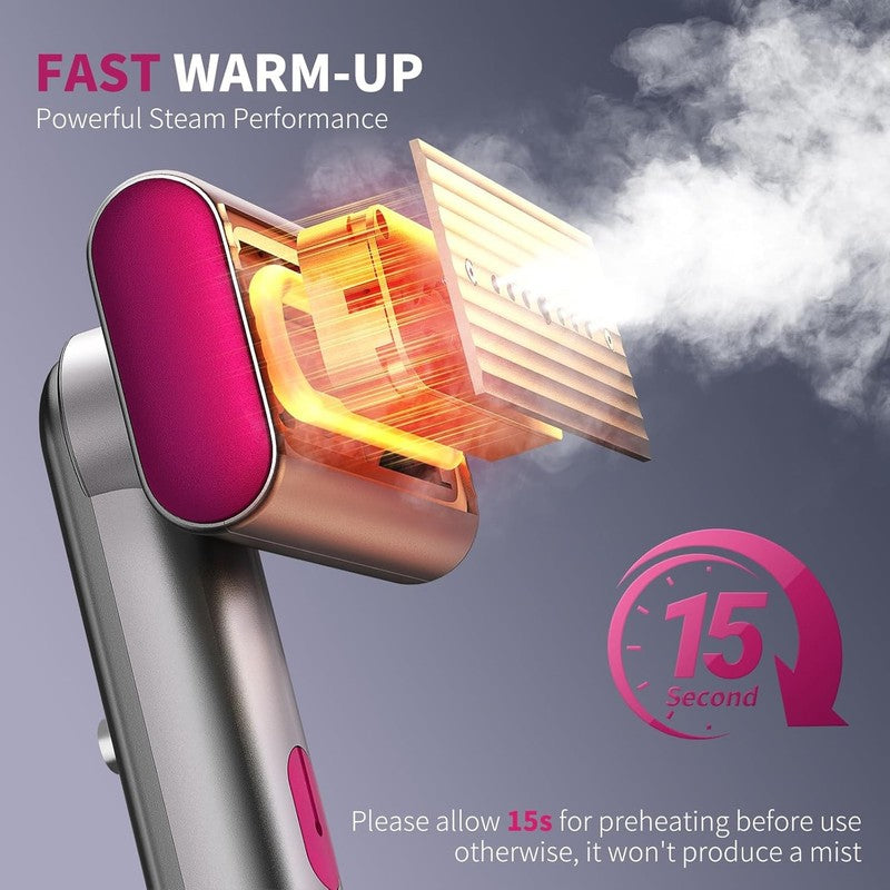 Portable Handheld Garment Steamer, Fast Heat-Up, Travel-Friendly 70ml Tank1