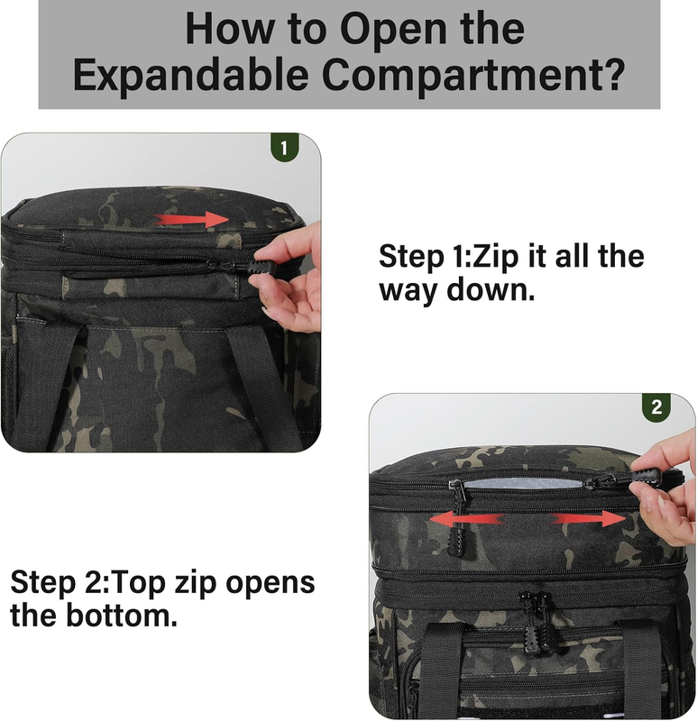 xpandable Tactical Insulated Lunch Box 16L Blue Leakproof Cooler Bag Heavy Duty6