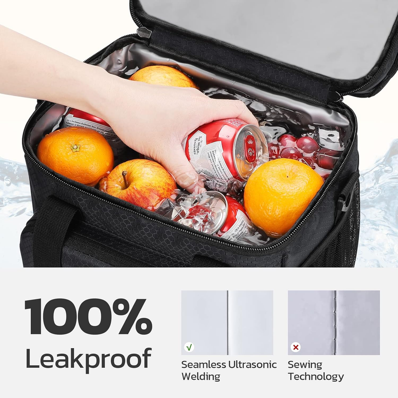 Insulated Lunch Bag Men Women Leakproof Cooler Lunch Box Tote Bag Portable Lunch4