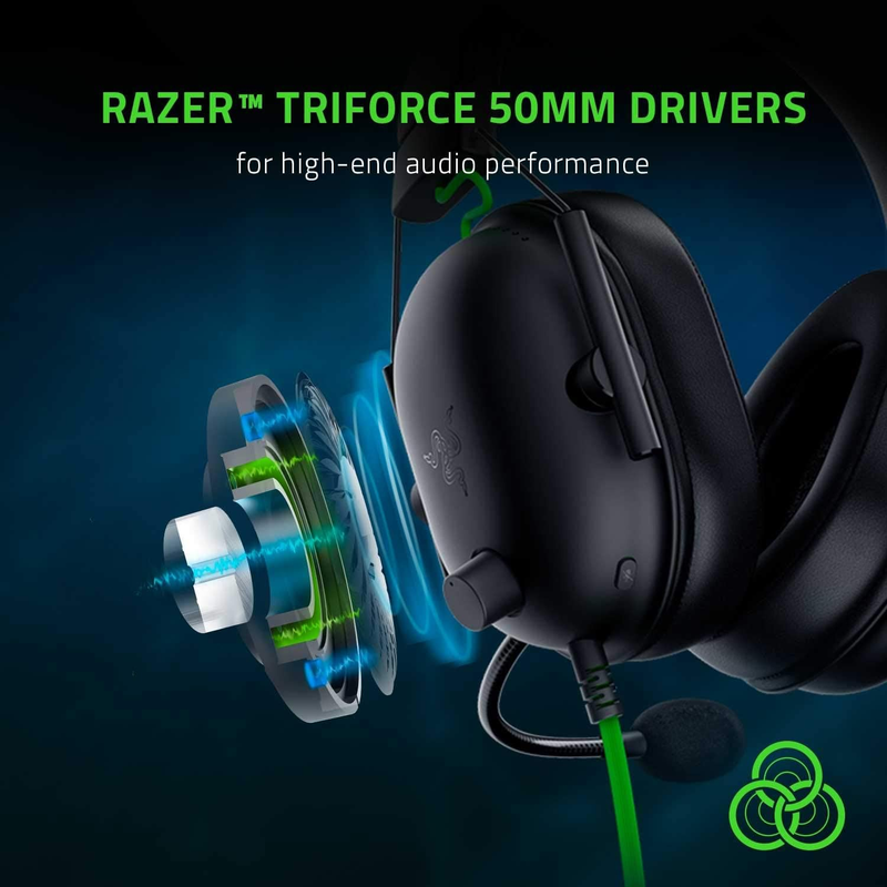 Blackshark V2 X Gaming Headset 7.1 Surround 50mm Drivers Memory Foam Black1