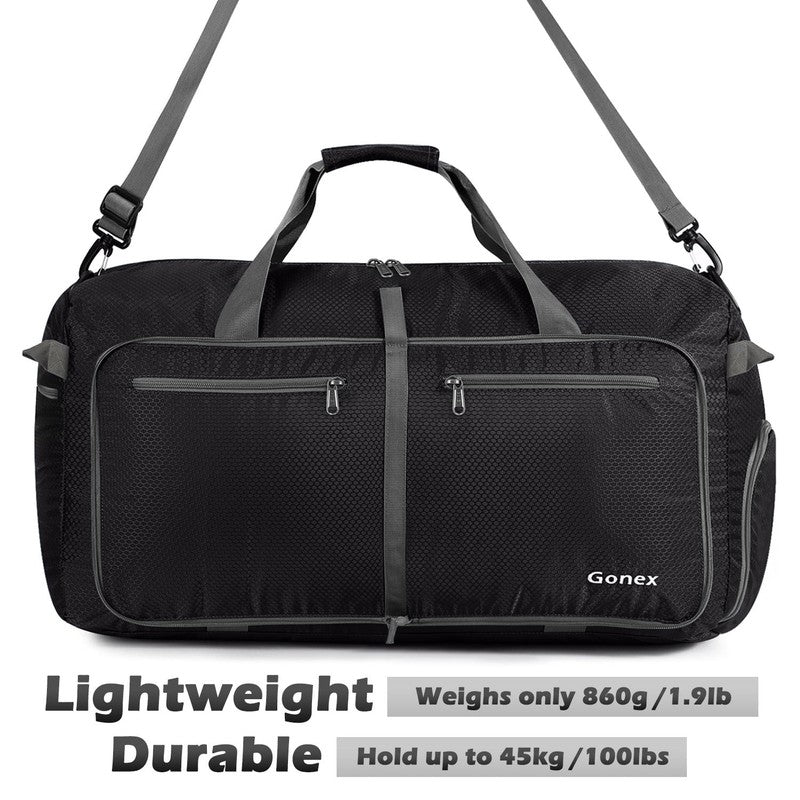 150L Travel Duffle Bags 35" Large Foldable Weekender Bag Waterproof Overnight Ba8