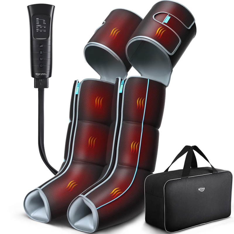 Adjustable Knee Massager 6 Modes 3 Heat Levels Auto Shut Off0