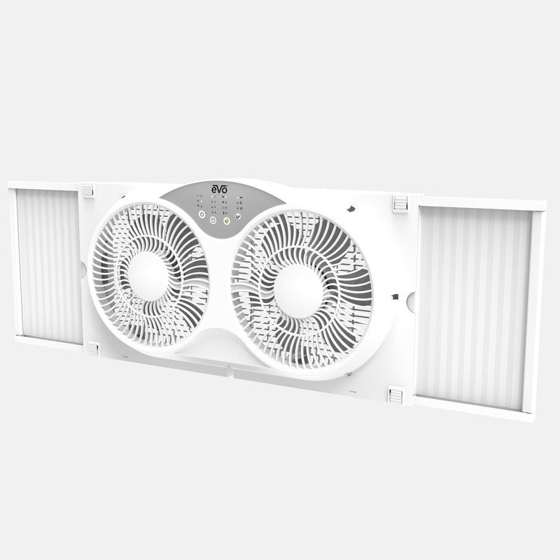 Electronic Remote Twin Window Fan7