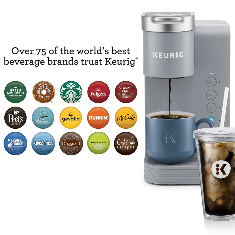 K-Express Essentials Plus, Iced and Hot Single-Serve K-Cup Pod Coffee Maker, Gra11