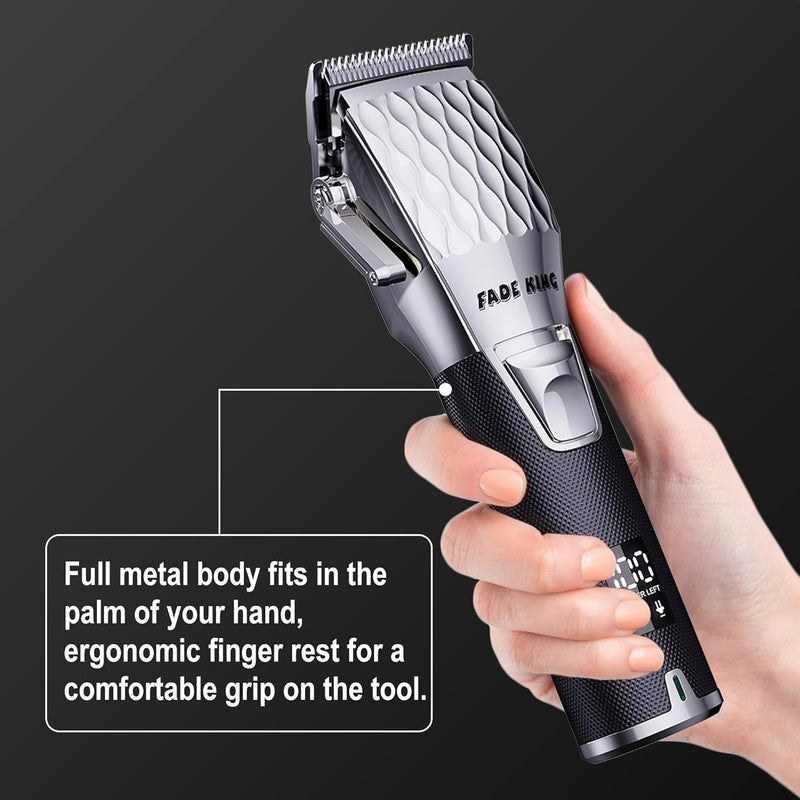 Professional Hair Clippers for Men | Cordless Barber Clippers with LCD & Case4