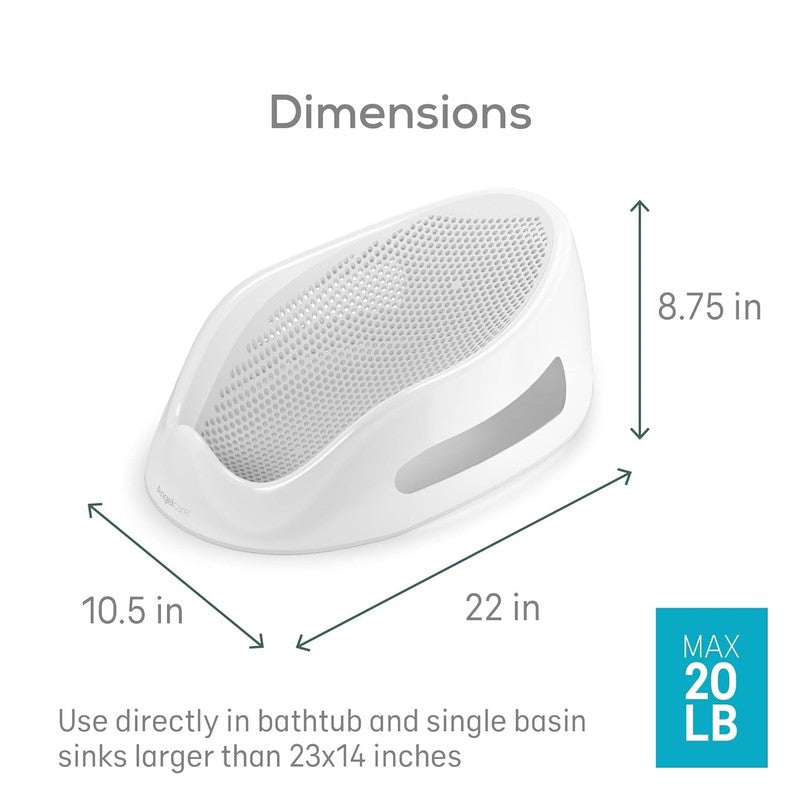 Baby Bath Support (Gray) | Ideal for Babies Less than 6 Months Old7