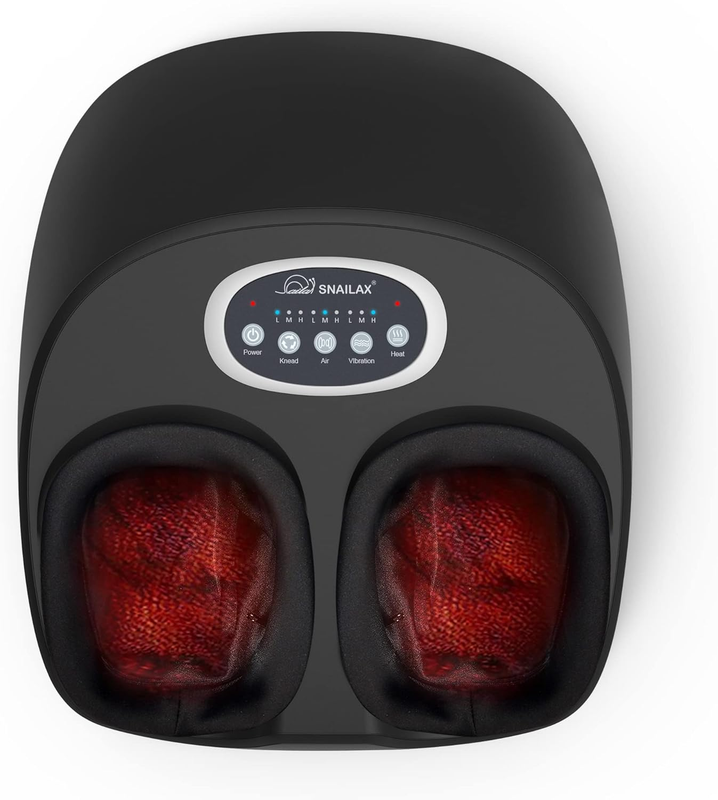 Shiatsu Foot Massager w/ Heat Kneading Compression for Pain Relief Size 139