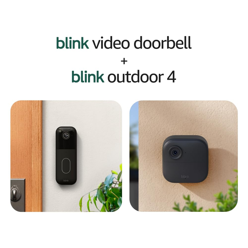 Video Doorbell + Outdoor 4 Wireless Security Camera System 5 Cam HD View10