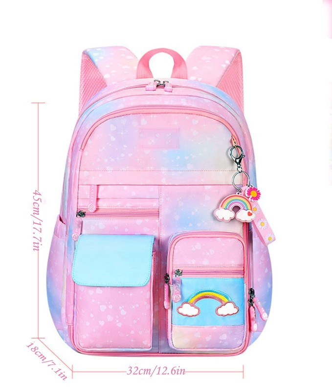 School Bag Backpacks for Girls,Shoulder Children School Bookbags for Kids,Primar3