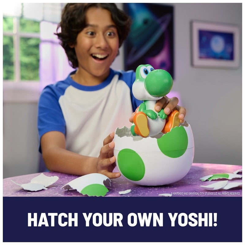Hatchin' Yoshi Figure – Interactive Super Mario Galaxy Toy for Kids Ages 4+1