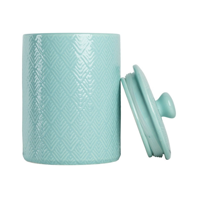 Marquis 3 Pieces Ceramic Canister Set, Blue2