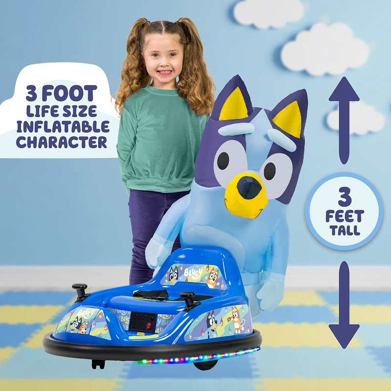 6V Imaginair Ride-On Bumper Car w/ Inflatable Character Toy5