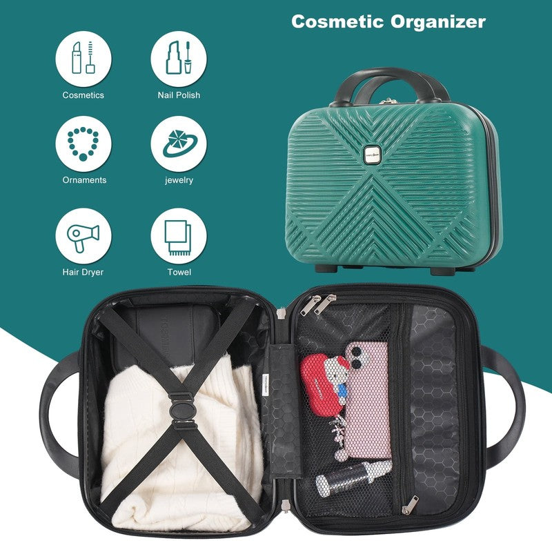 Luggage Sets 2 Piece Suitcase Set (14/20/)Hardside Suitcase with Spinner Wheels 6