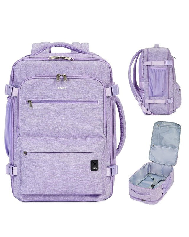 Business Travel Backpack Fits 17 Inch Laptop for Personal Item Bag 18X14X8 Clams11