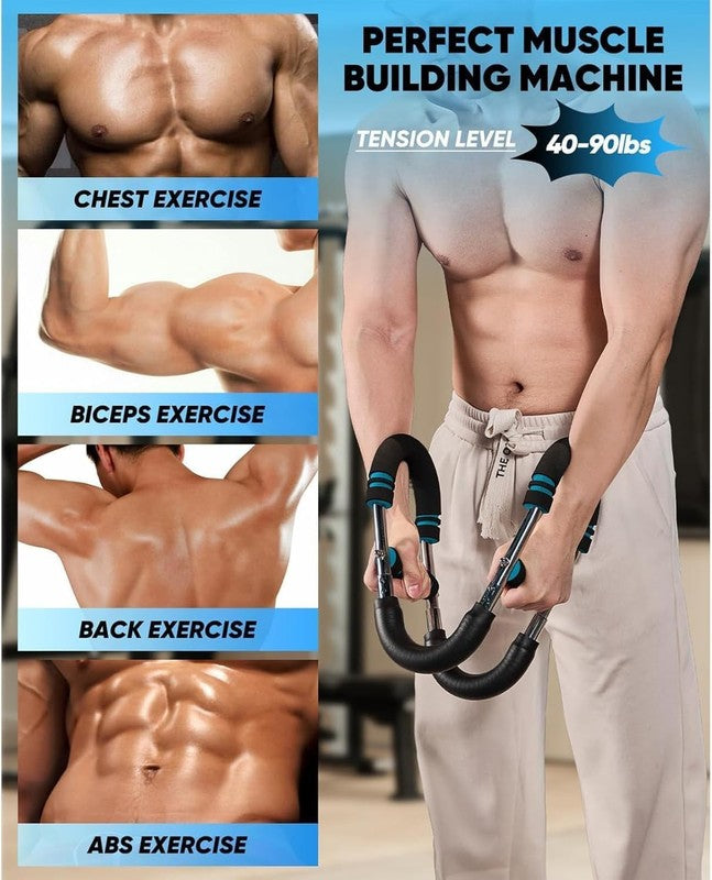 Twister Arm Trainer, 40-100Lb Adjustable Chest Workout Equipment, Arm Trainer, T2
