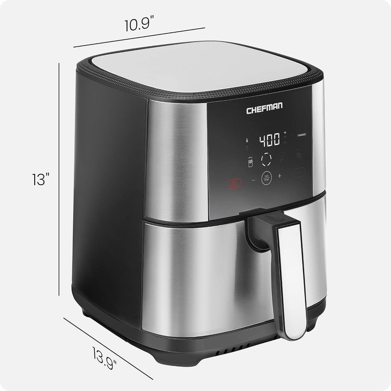 5Qt Turbofry Touch Air Fryer Large Family Size Digital Stainless Steel6