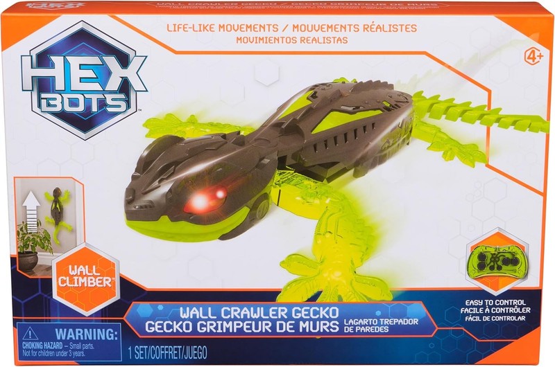 Wall Crawler Gecko with Official Wall Climber Technology, Rechargeable Remote Co6