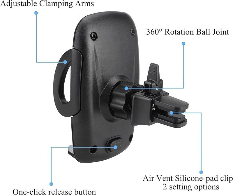 Universal Car Air Vent Phone Mount Holder 2 Pack for Phone & Smartphones2