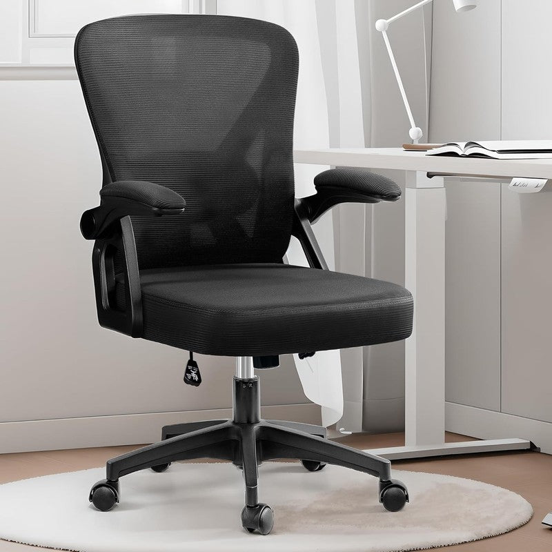 Ergonomic Mesh Office Chair with Adjustable Lumbar Support & Flip-Up Armrests1