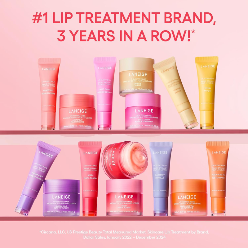 Laneige Lip Glowy Balm Berry Tinted Lip Treatment Shea Murumuru8